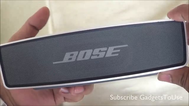 Bose Sound Link Mini Portable Bluetooth Speakers Hands on Review смотреть онлайн