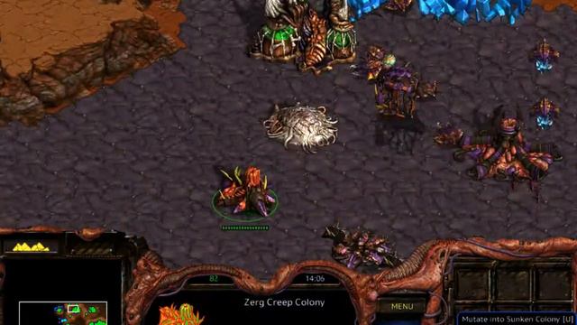 StarCraft: Brood War REMASTERED - Zerg Campaign: Queen of Blades - 4. The Liberation of Korhal HD смотреть онлайн