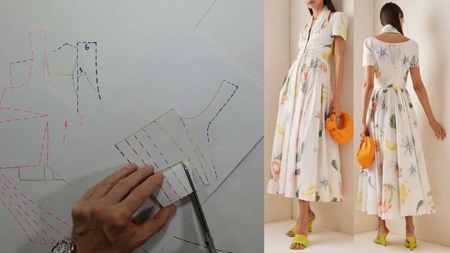 моделируем платье modelado de vestido #курсыкройкиишитья #валерийпрокудиншитьё #diseño. смотреть онлайн