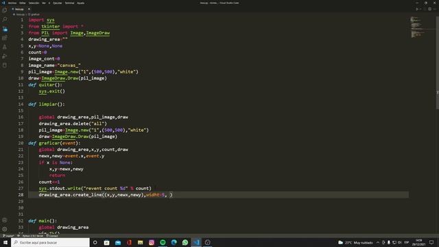 Creando lienzo para dibujar con Tkinter / Python смотреть онлайн