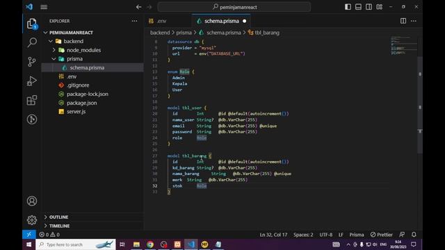 MEMBUAT SISTEM PEMINJAMAN BARANG REACT JS & NODE JS MYSQL - INSTALLASI PROJEK & SETTING DATABASE смотреть онлайн