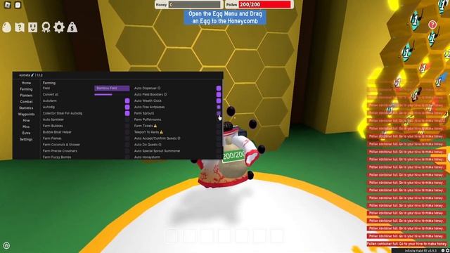 [Roblox] Bee Swarm Simulator Script #roblox смотреть онлайн