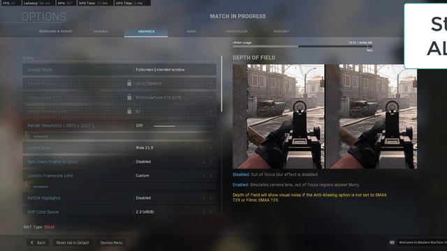 CALL OF DUTY MW 2019 Fixing Blurry Graphics For Nvidia