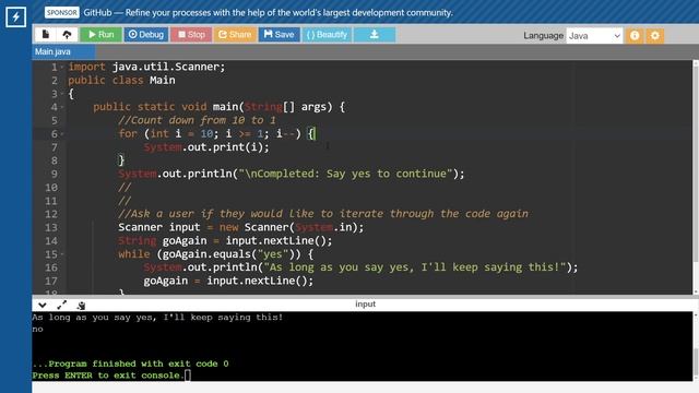 Break & Continue, While Vs For Loop (Intro to Computer Science in Java) смотреть онлайн