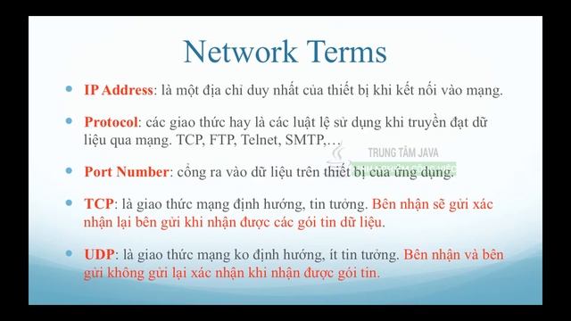 Java Network 01 - Giới thiệu về lập trình mạng trong Java смотреть онлайн