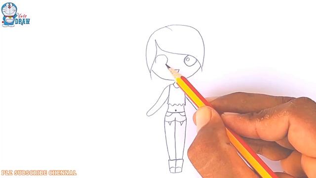 awesome cute sketch easy style with pencil||step by step||outline art master смотреть онлайн