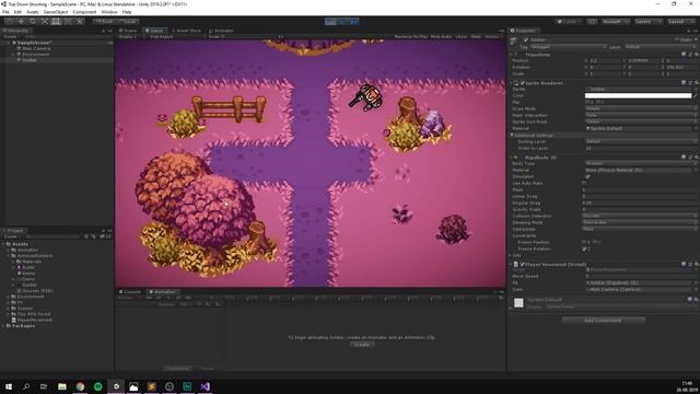 TOP DOWN SHOOTING in Unity смотреть онлайн