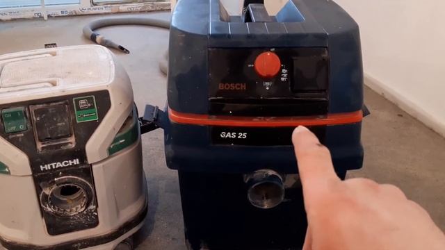 Какой пылесос выбрать, сравнение bosch gas 25 и Hitachi RP150YB смотреть онлайн