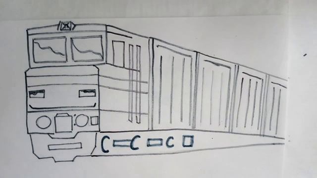 How to draw a train. Как нарисовать поезд. смотреть онлайн