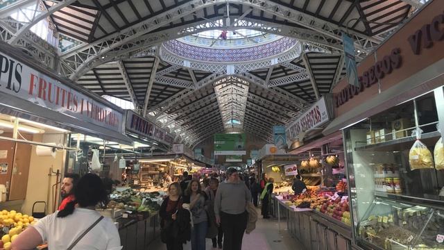 City Market Ambience Mercado Central, Valencia, Spain 3D смотреть онлайн