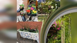 Необычно красивые Цветочные клумбы для Оригинального оформления детского сада. Много идей для клумбы