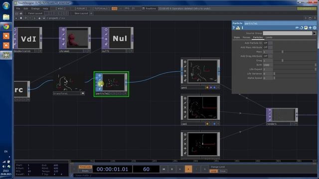 Video tutorial on working web camera in TouchDesigner part 1 смотреть онлайн