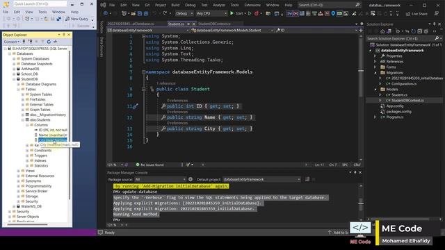 ✅Adding your first migration✅ using Entity Framework in Windows✅ Form C# смотреть онлайн