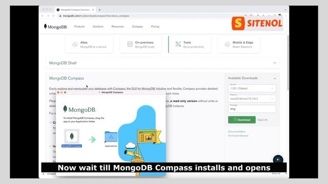Install MongoDB Compass GUI in MAC OS - 1 minute step by step guide смотреть онлайн