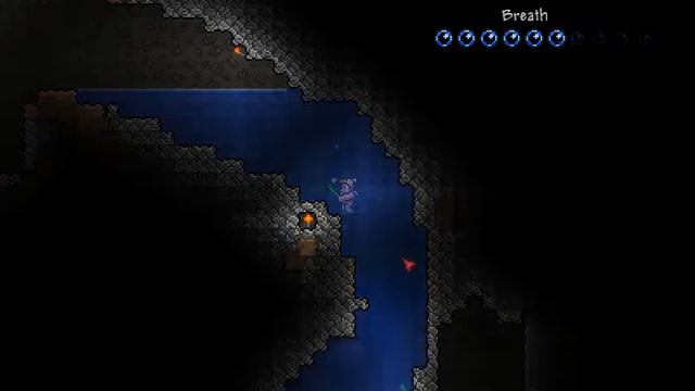 Terraria -008 Gold Pickaxe смотреть онлайн