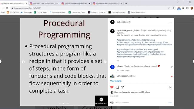 Object-Oriented Programming in python| OOP| Episode-26| Pythonista_Geek |Basics of python|Shravanth смотреть онлайн