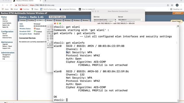How to configure RUCKUS AP via command line смотреть онлайн