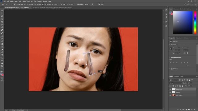 CREATE REALISTIC TEARS IN PHOTOSHOP смотреть онлайн