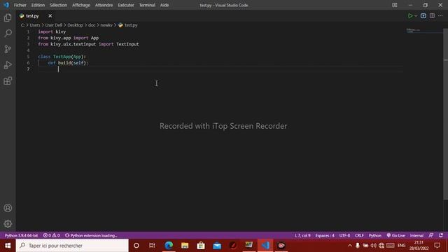 TextInput avec kivy смотреть онлайн