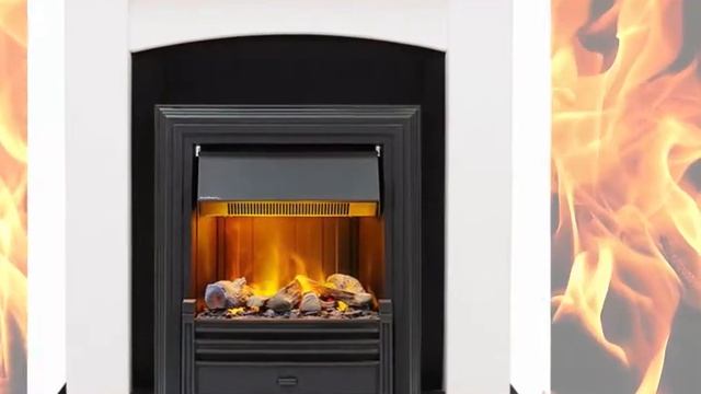 Каминокомплект Baltimore (слоновая кость) с очагом Opti-Myst Brookline Black от Dimplex смотреть онлайн