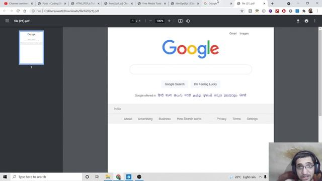 HTML2PDF.js Tutorial to Take Screenshot or Snapshot of Full Webpage or Website as PDF Document in J смотреть онлайн