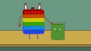 Почему Слайм в банке? | Мульт про Поп Ит и Лизун | Анимация