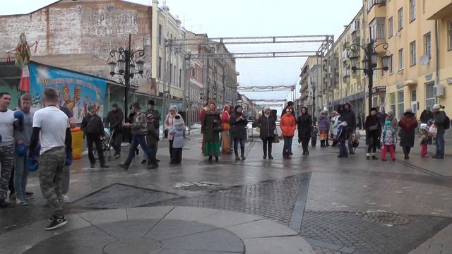 Масленица в Самаре 10 марта 2019 года, ул. Ленинградская_5 смотреть онлайн