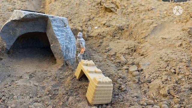 Captain Sting Rescue Mission |plastic army men stopmotion 1/6 scale смотреть онлайн