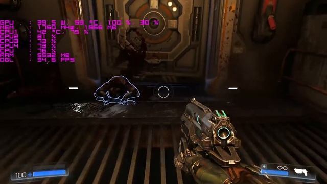 DOOM - FX-4300 - RX 460 смотреть онлайн