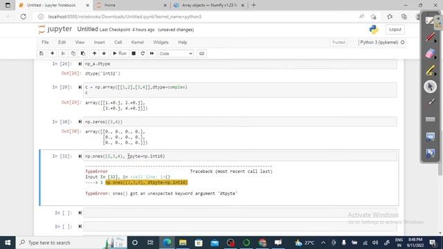 4 Ways of Array Creation in NumPy | Python arrays смотреть онлайн