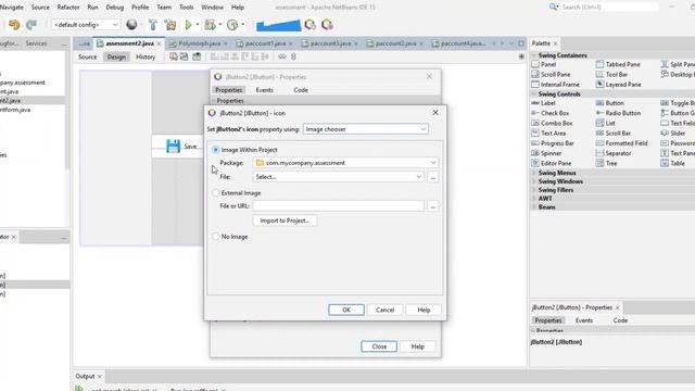 Add Image or Icons to Button (JAVA NETBEANS) смотреть онлайн