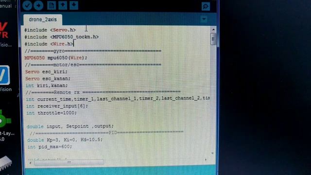 DIY Bicopter Drone PID Controller Arduino