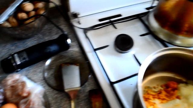 Бургер и домашние котлетки из 3 х видов мяса ( Burger and homemade meatballs with 3 kinds of meat) смотреть онлайн