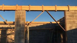 Строю большой гараж.  Часть 6.  Армопояс