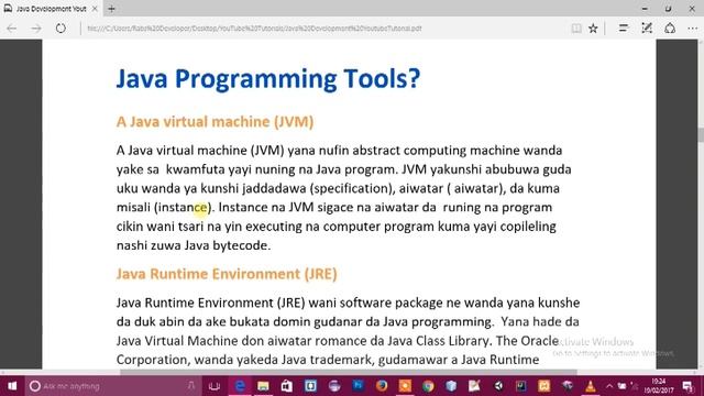 1. CORE JAVA PROGRAMMING TUTORIAL SERIES IN HAUSA LANGUAGE 1 of 30, INTRODUCTION. смотреть онлайн