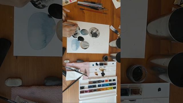 Мастер класс с Марией Спивак: камни акварелью