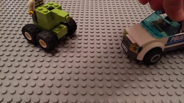 Собираем из Лего, танк КВ-2 и Т-34, машинку динозавра. смотреть онлайн