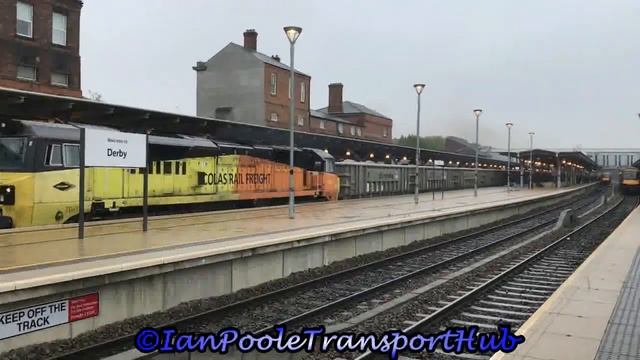 Trains at Derby railway station (28/10/2023) смотреть онлайн