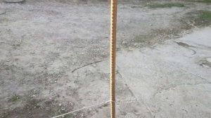 Шпалера для винограда в одну плоскость из арматуры