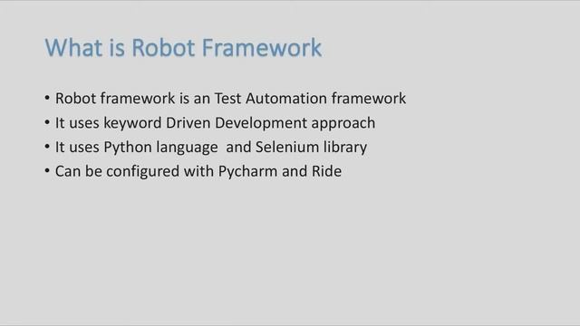 Robot Framework Automation basics - part 1 смотреть онлайн