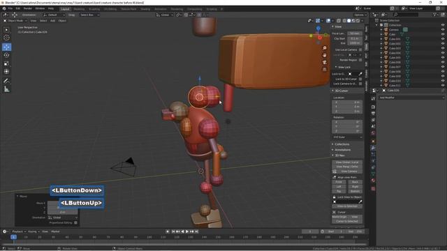 Part One Make A Reptile Creature In Blender 2.82a смотреть онлайн
