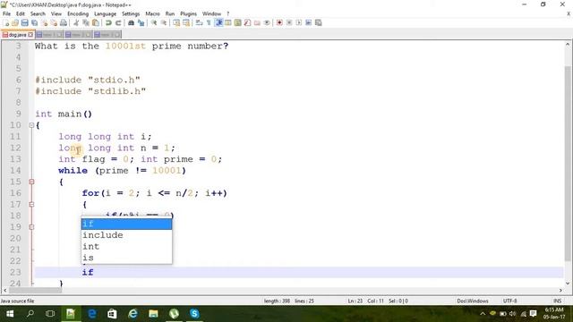 project euler 7 What is the 10001st prime number? смотреть онлайн