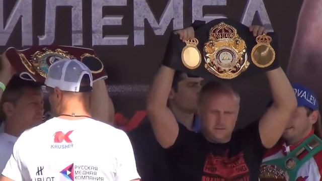 Сергей Ковалёв vs Айзек Чилемба Взвешивание, 10 07 2016 смотреть онлайн