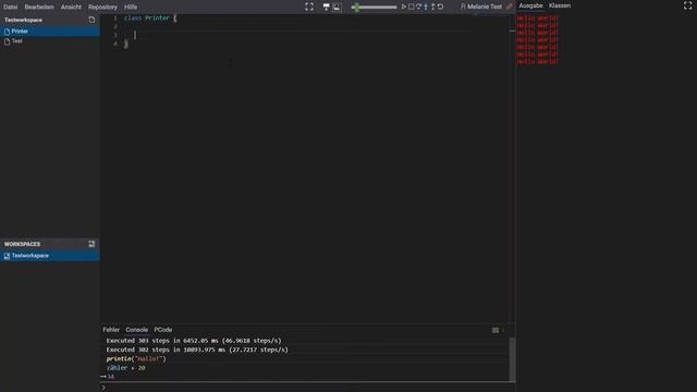 Online IDE Grundfunktionen смотреть онлайн