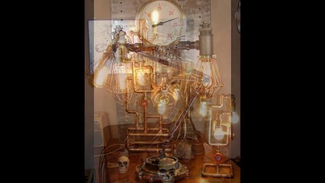 Our Steam punk industrial lamps/ Hand made uniqe art смотреть онлайн