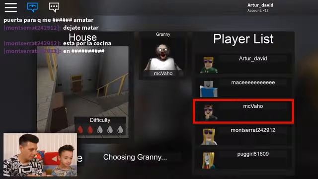 Roblox, Артур и Папа vs Granny Roblox в Granny Игры Против Людей смотреть онлайн