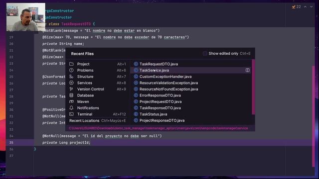 API REST con Spring Boot смотреть онлайн