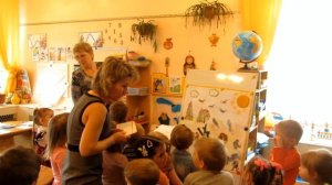 Детский сад. Средняя группа дети 4 -5 лет. Открытый урок на тему "ВЕСНА"