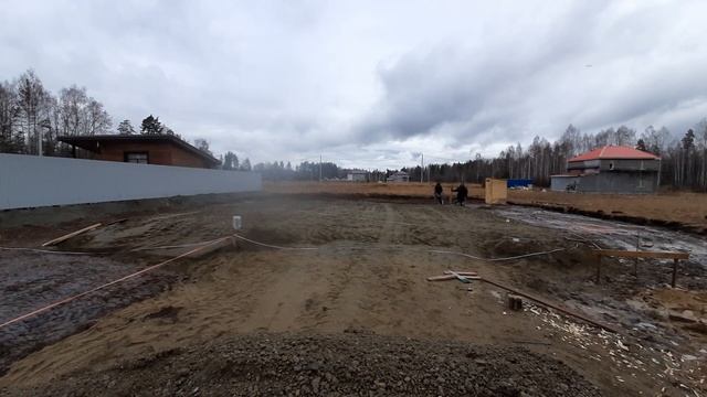 Разбивка осей под фундамент дома. смотреть онлайн