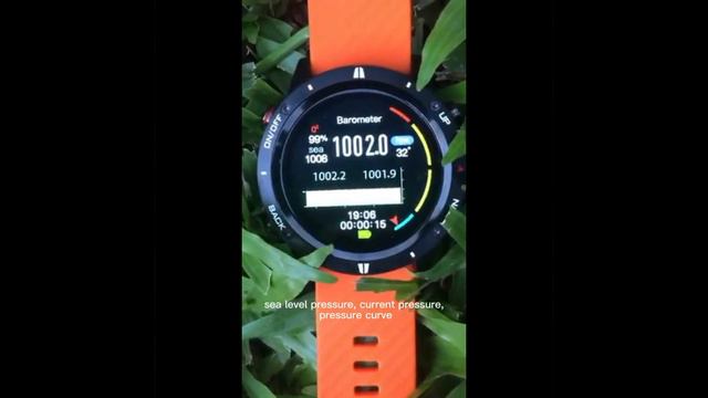 GPS Mountain Climbing swimming Camping Altitude Pressure Compass Running Men's Waterproof Watch смотреть онлайн